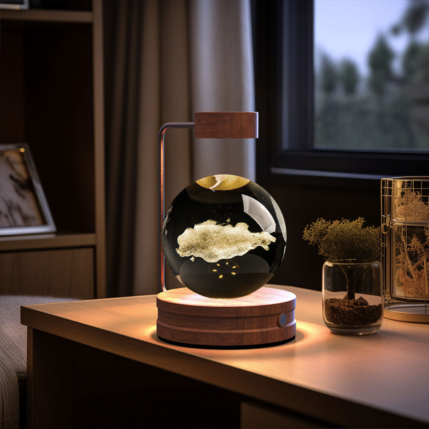 NightlyAura-Lampada design per camera/salotto/studio