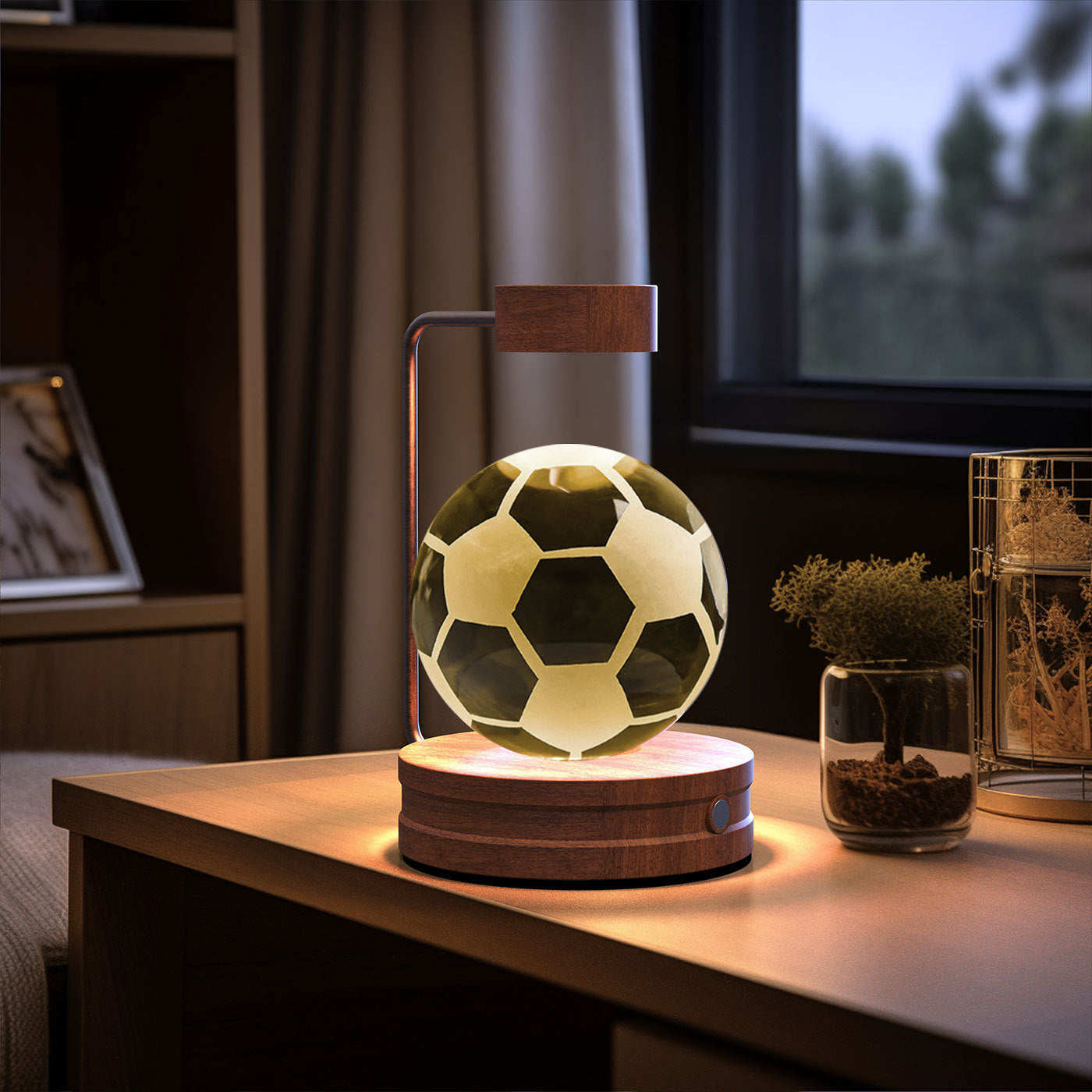 NightlyAura-Lampada design per camera/salotto/studio