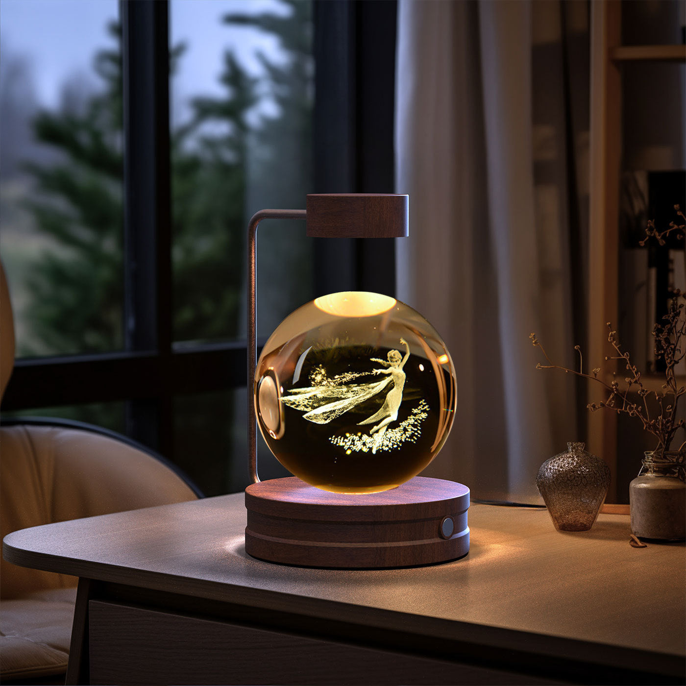 NightlyAura-Lampada design per camera/salotto/studio