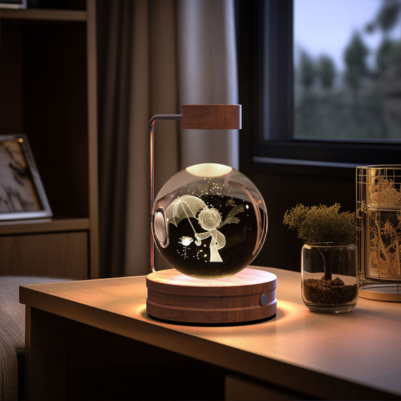 NightlyAura-Lampada design per camera/salotto/studio