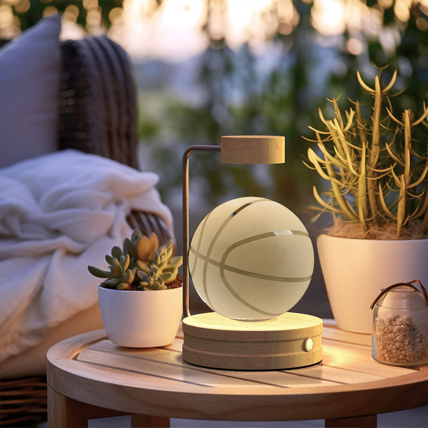 NightlyAura-Lampada design per camera/salotto/studio