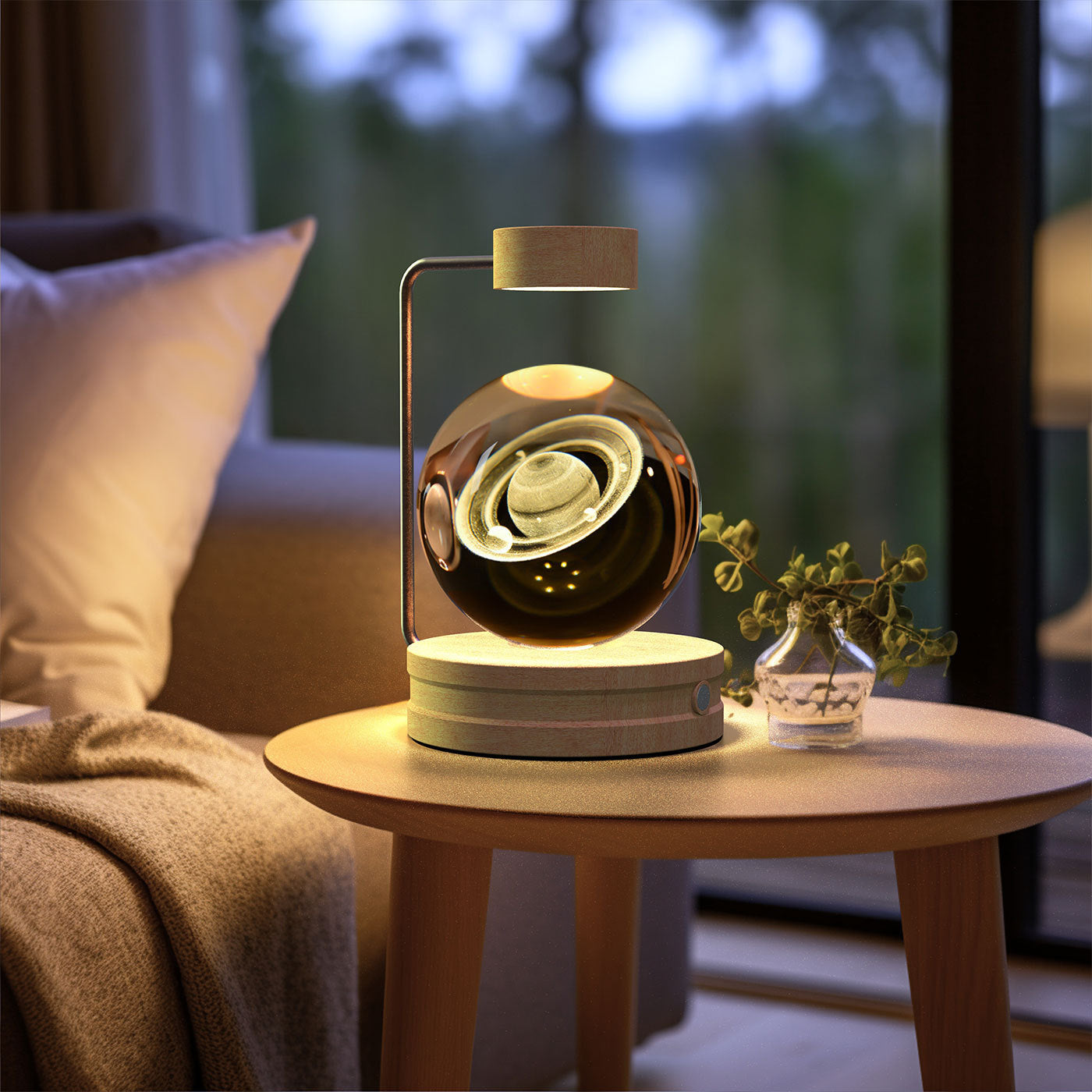 NightlyAura-Lampada design per camera/salotto/studio