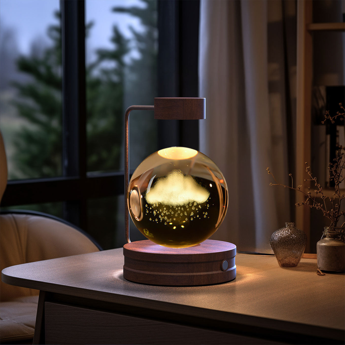 NightlyAura-Lampada design per camera/salotto/studio