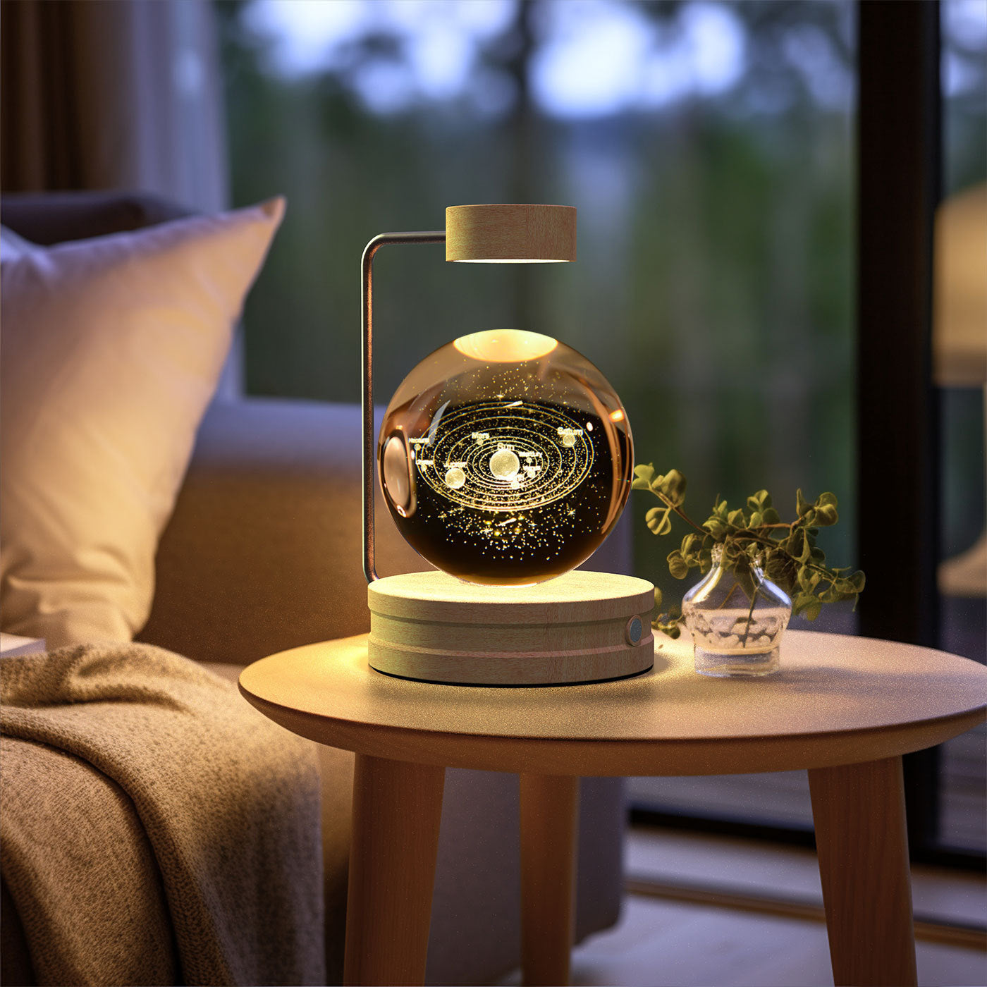 NightlyAura-Lampada design per camera/salotto/studio