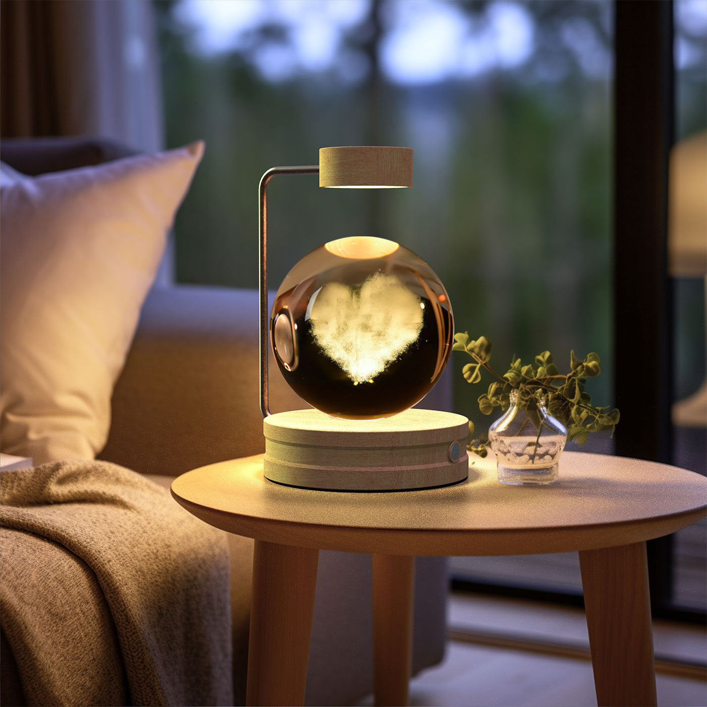 NightlyAura-Lampada design per camera/salotto/studio