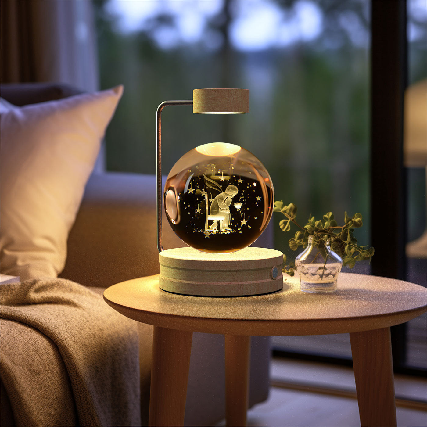 NightlyAura-Lampada design per camera/salotto/studio