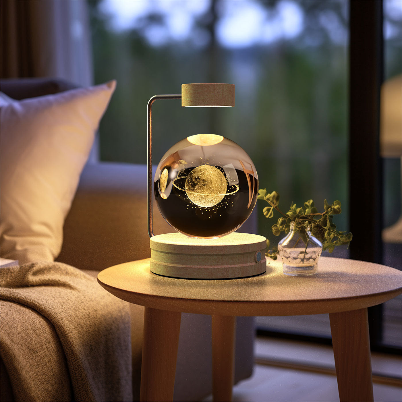 NightlyAura-Lampada design per camera/salotto/studio
