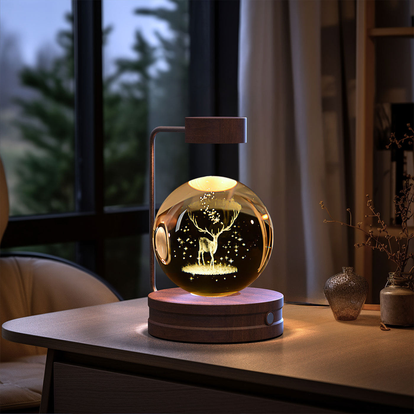 NightlyAura-Lampada design per camera/salotto/studio