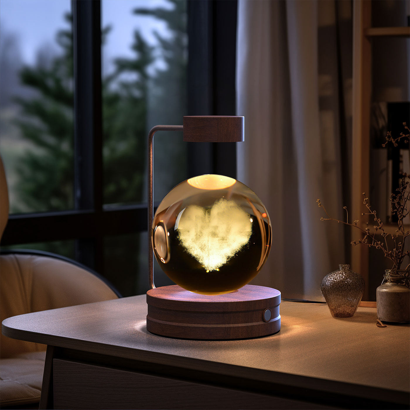 NightlyAura-Lampada design per camera/salotto/studio