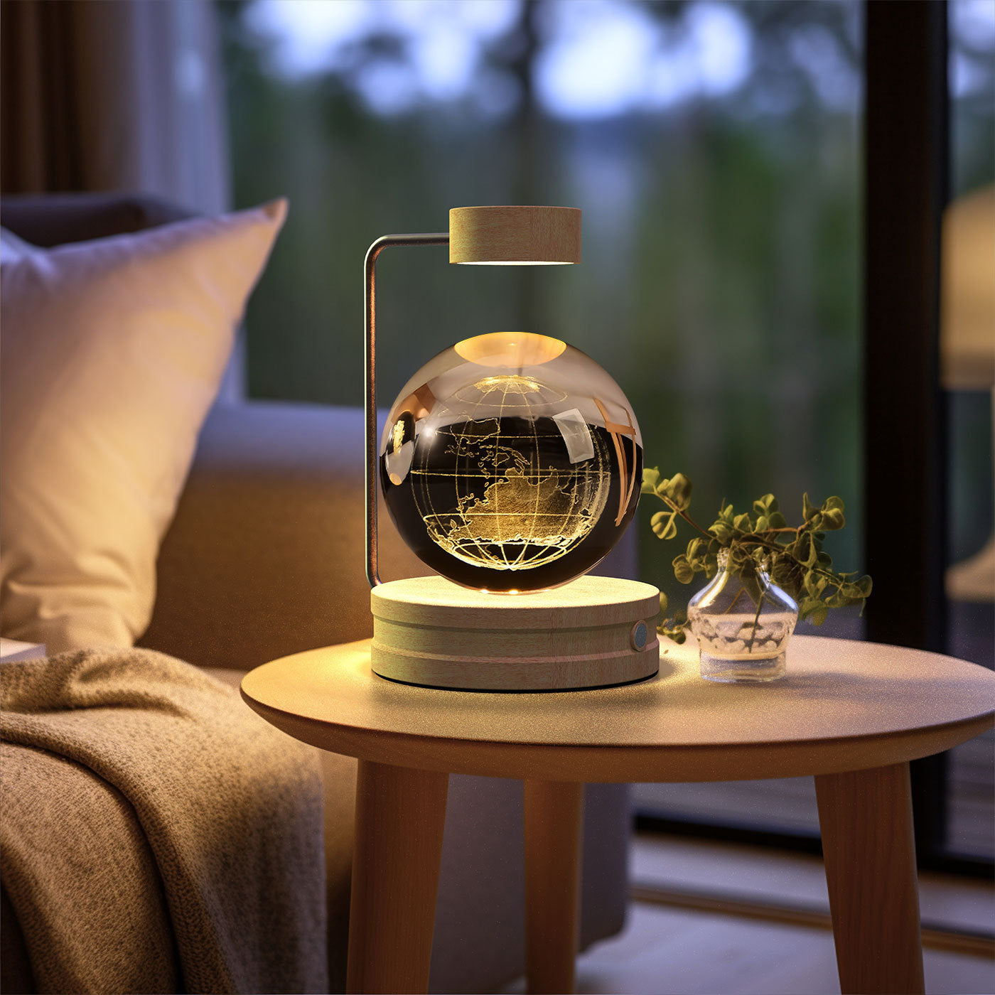 NightlyAura-Lampada design per camera/salotto/studio