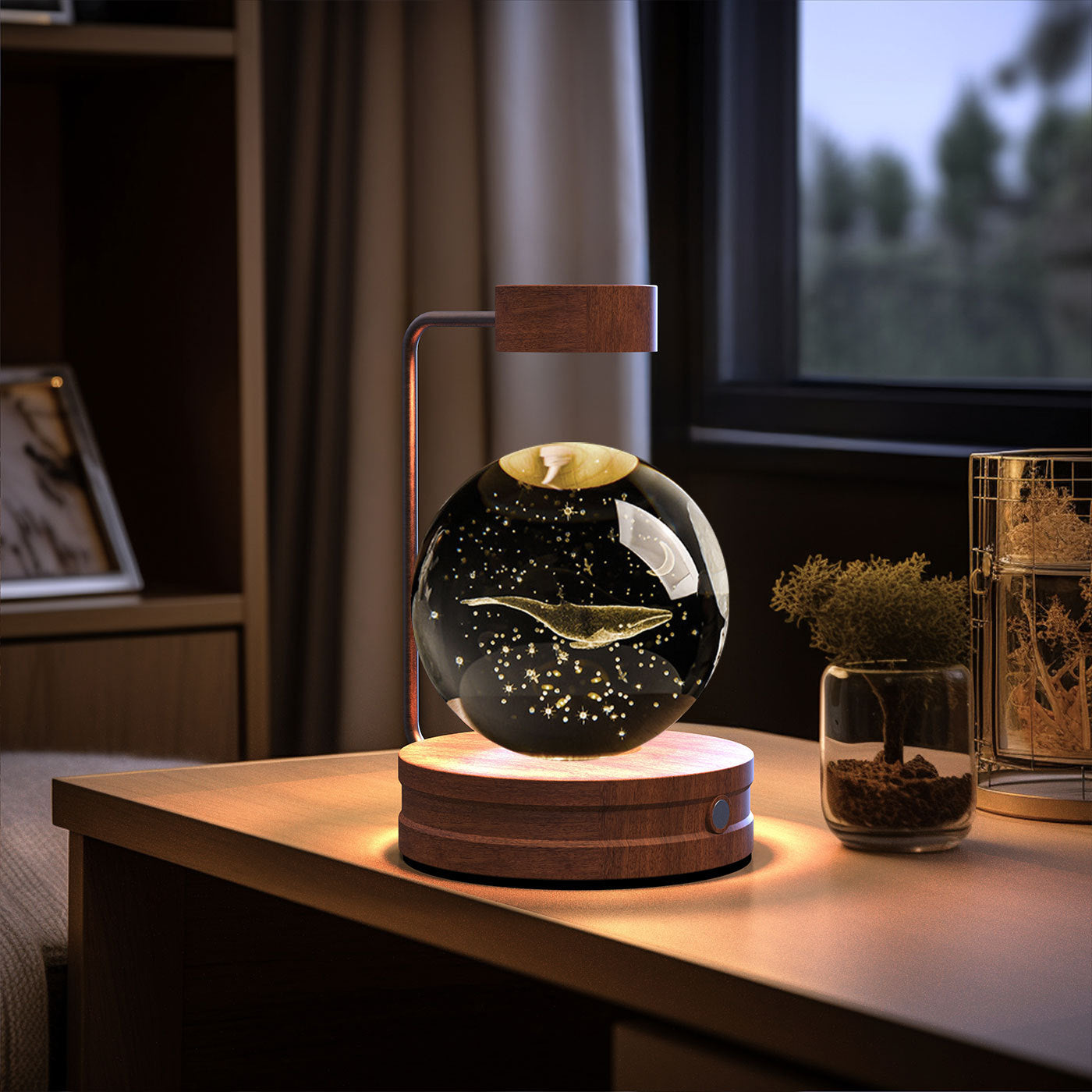 NightlyAura-Lampada design per camera/salotto/studio