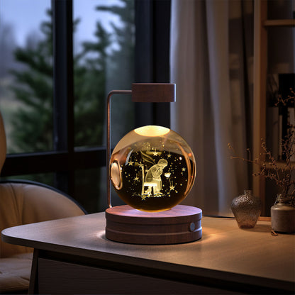 NightlyAura-Lampada design per camera/salotto/studio