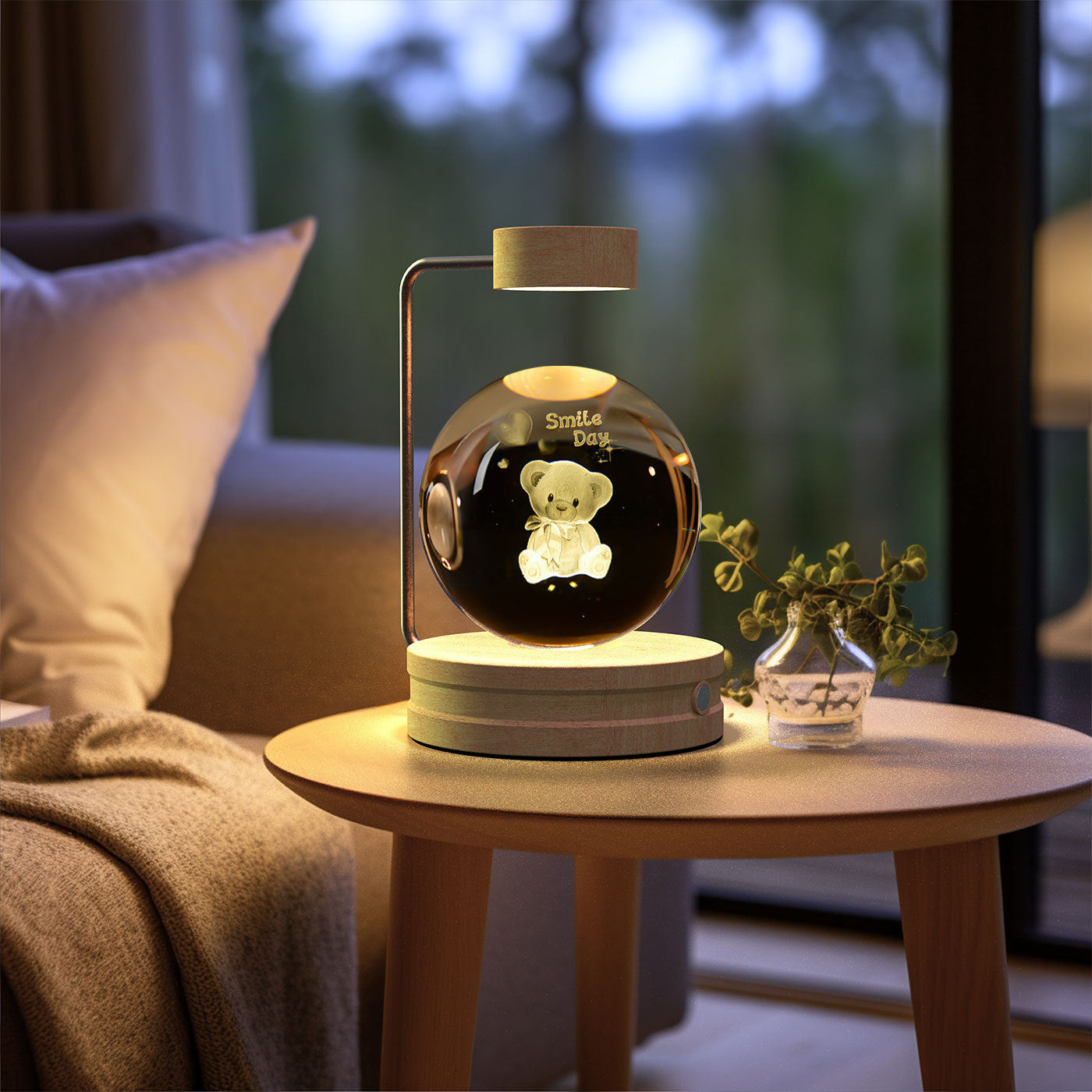 NightlyAura-Lampada design per camera/salotto/studio