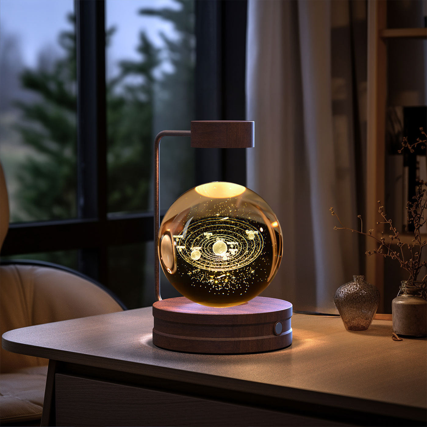 NightlyAura-Lampada design per camera/salotto/studio