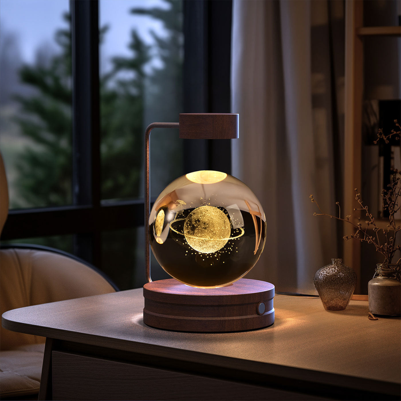 NightlyAura-Lampada design per camera/salotto/studio