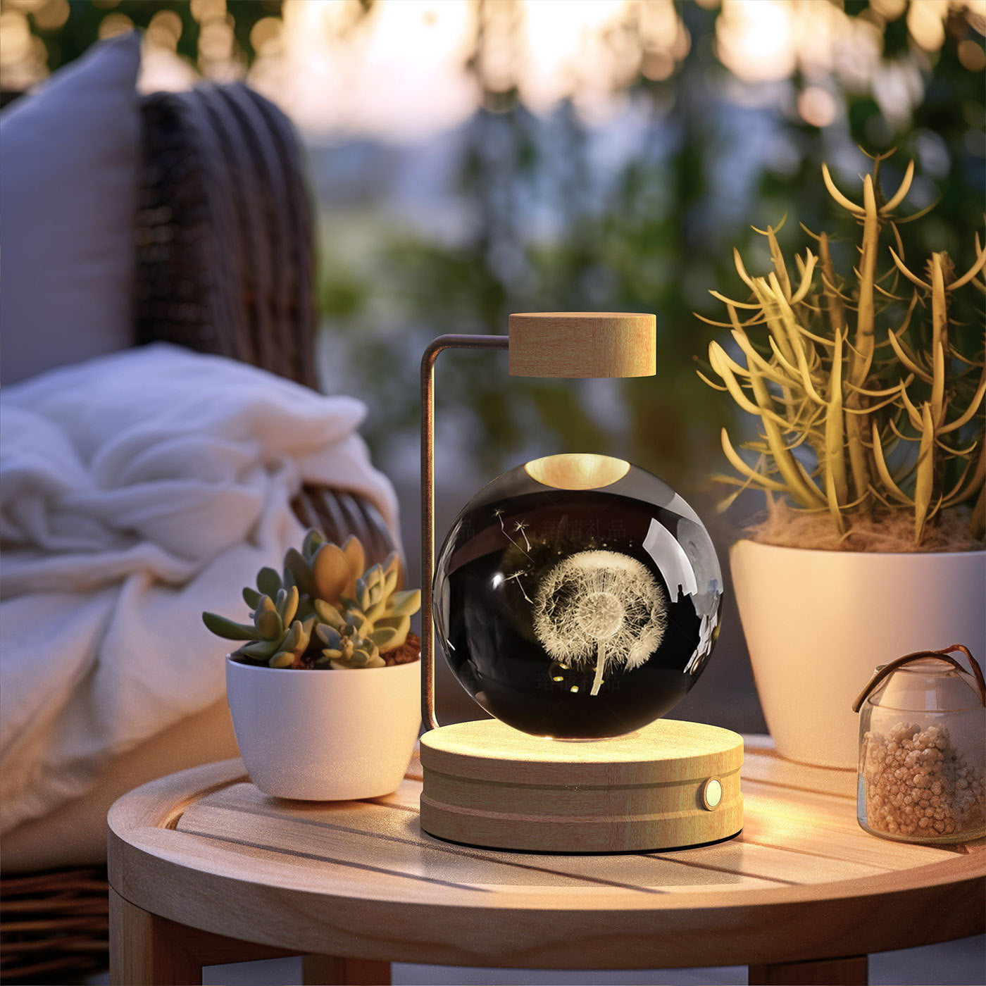 NightlyAura-Lampada design per camera/salotto/studio
