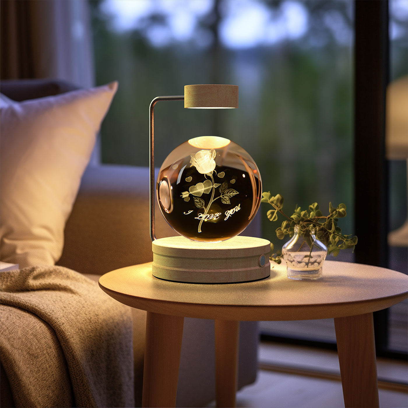 NightlyAura-Lampada design per camera/salotto/studio