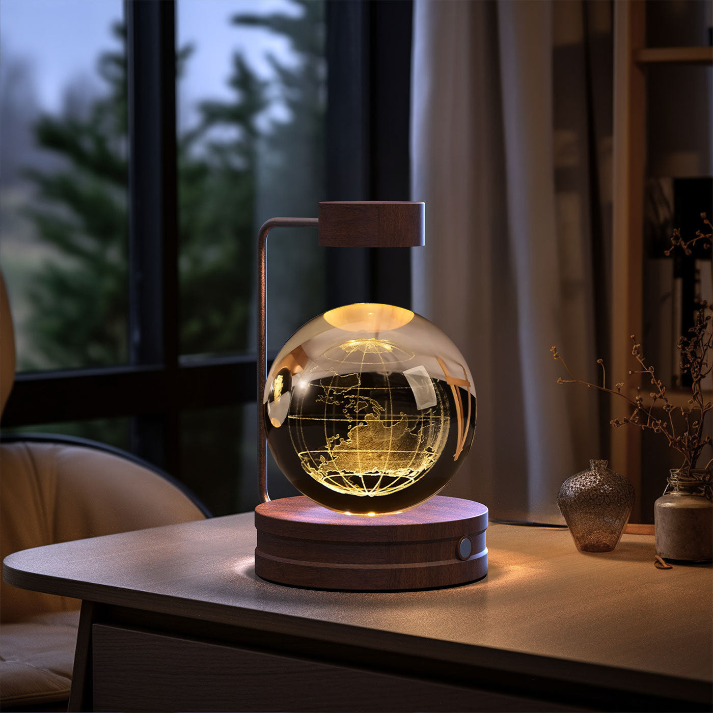 NightlyAura-Lampada design per camera/salotto/studio